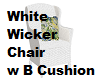 White Wicker Chair