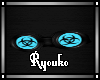 R~ Teal Toxic Goggles