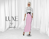 LUXE Elegant White/Pink