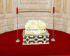 coffin gold and white 