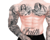 Faith Muscle Tatto V2