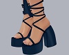 Blue sandals