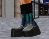 PLAID ENVY SOX/CLOG
