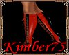 K* Red/Black Boots
