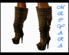 Boots brown gold