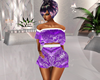 purple outfit bridemaids