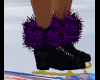 B ankle fur purple