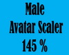 Male Avatar Scaler 145%