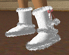 FURRY WHITE BOOTS