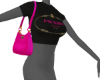 designer tee + purse