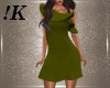 !K! Olive Cocktail Dress