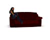 *R* 10 pose Red Couch