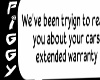 extended warranty sign