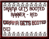 {SCC}Drama Booted - Red