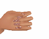 Glitter nails Pink