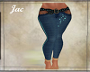 *J * PARTY JEANS TEAL TR