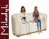 MLK Beige Love Seat