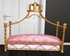 Pink Royal Dog Bed