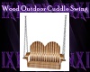 Wooden Cuddle Swing