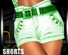 ~TJ~Snap Green Shorts