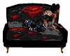 rose heart couch
