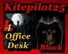 Black Office Desk