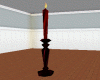 red/black taper candle L
