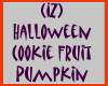 Cookie Fruit Pumpkin