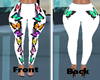 White Pants W Butterflys