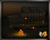 Halloween - log cabin