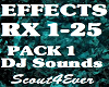 DJ Sound Effects RX 1-25