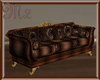 (M2) Brown Vintage Sofa1