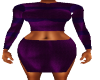 Purple Top & Skirt