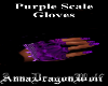 Purple Scale Gloves