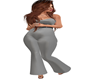 Grey Belted Fit LLT