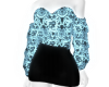 [Mae] Short P Blue Dress