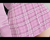 y. Pink Plaid Skirt