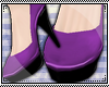 t.e Purple Heels Shoes