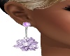 Purple Drop earrings~