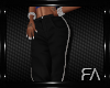 F Zipper Pants | bk
