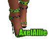 AA Green Algola Heels