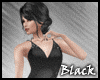 BLACK satin dress