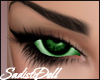 f hell green eyes