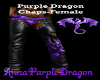 Purple Dragon Chaps-Fema