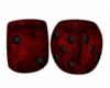 [BW]Red Fluffy Kiss Dice