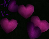~MV~Purple Hearts Pillow