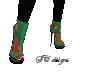 green boot heels
