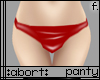 :a: Red PVC Panty Under