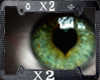Green + heart eyes (f)