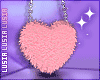 ♡ Heart Fur Bag